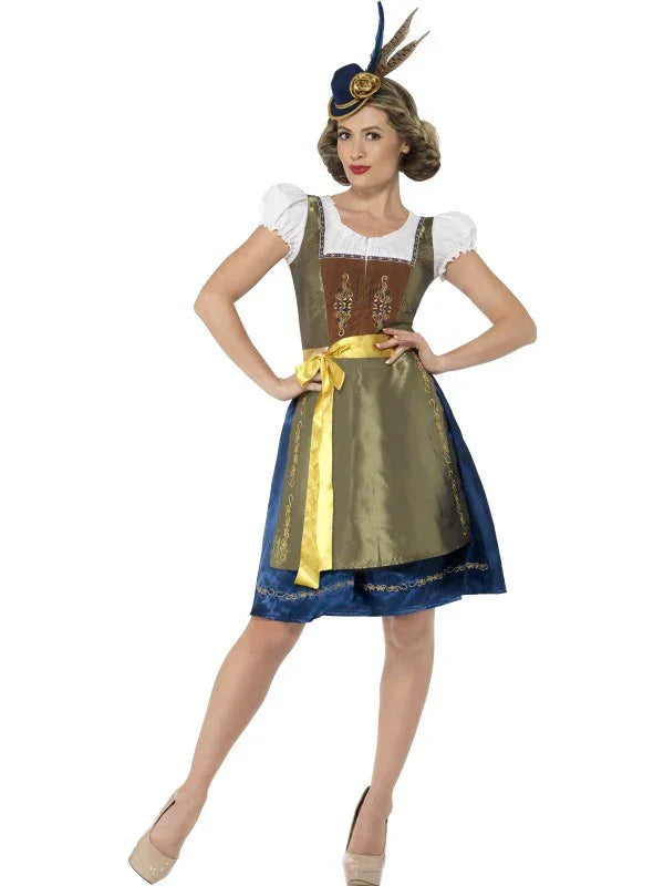 Disfraz de Tirolesa Premium para Mujer Tiroleses Oktoberfest Smiffys