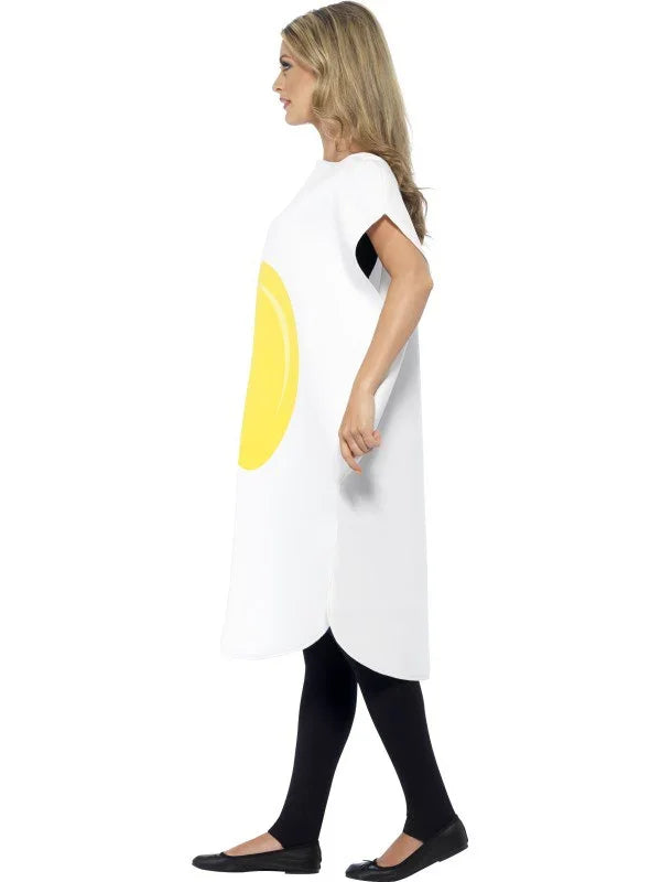 Disfraz de Huevo Frito para Adulto Comida, Bebida y Fruta Smiffys