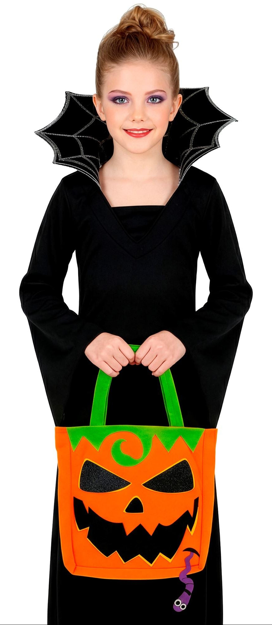 Bolsa Halloween "Gosto ou Amasso" de Abóbora Infantil