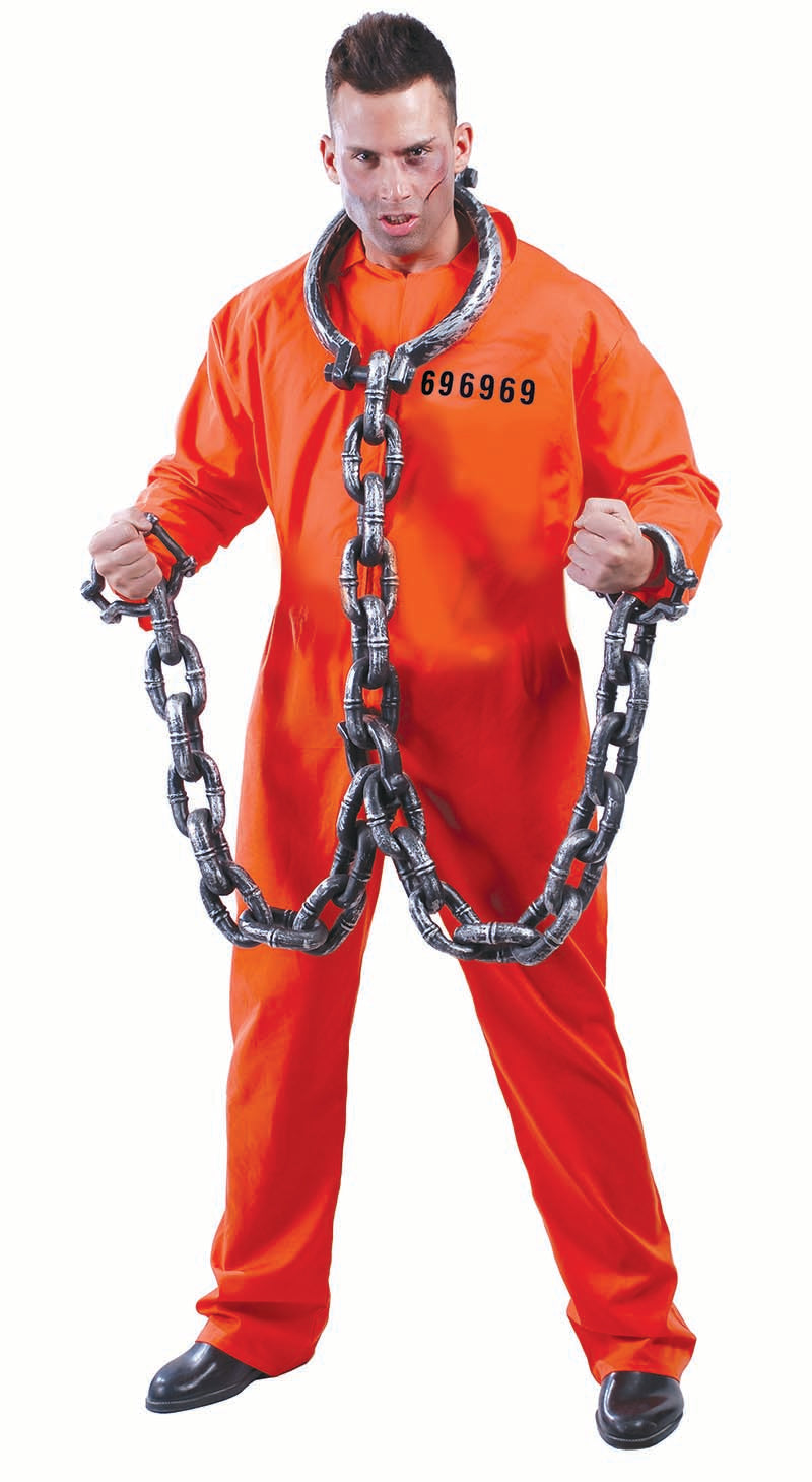 Disfraz de Preso Naranja para Hombre