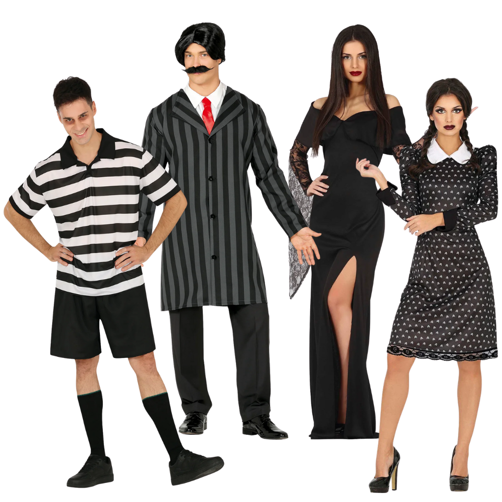 Disfraces para Grupo de La Familia Siniestra Gótica