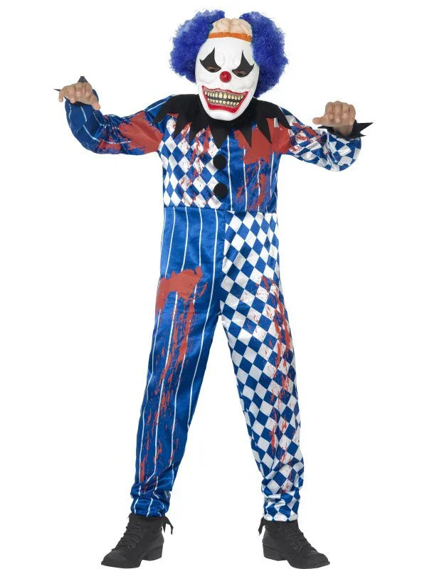 Disfraz de Payaso Terrorífico con Careta Halloween Infantiles Smiffys