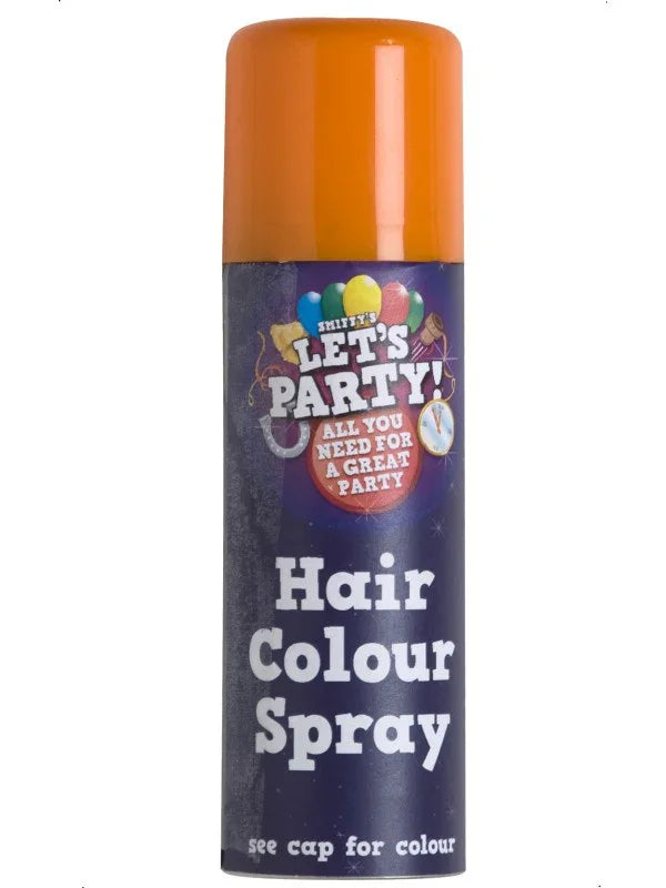 Spray para el Pelo Naranja Maquillajes y Pinturas Smiffys