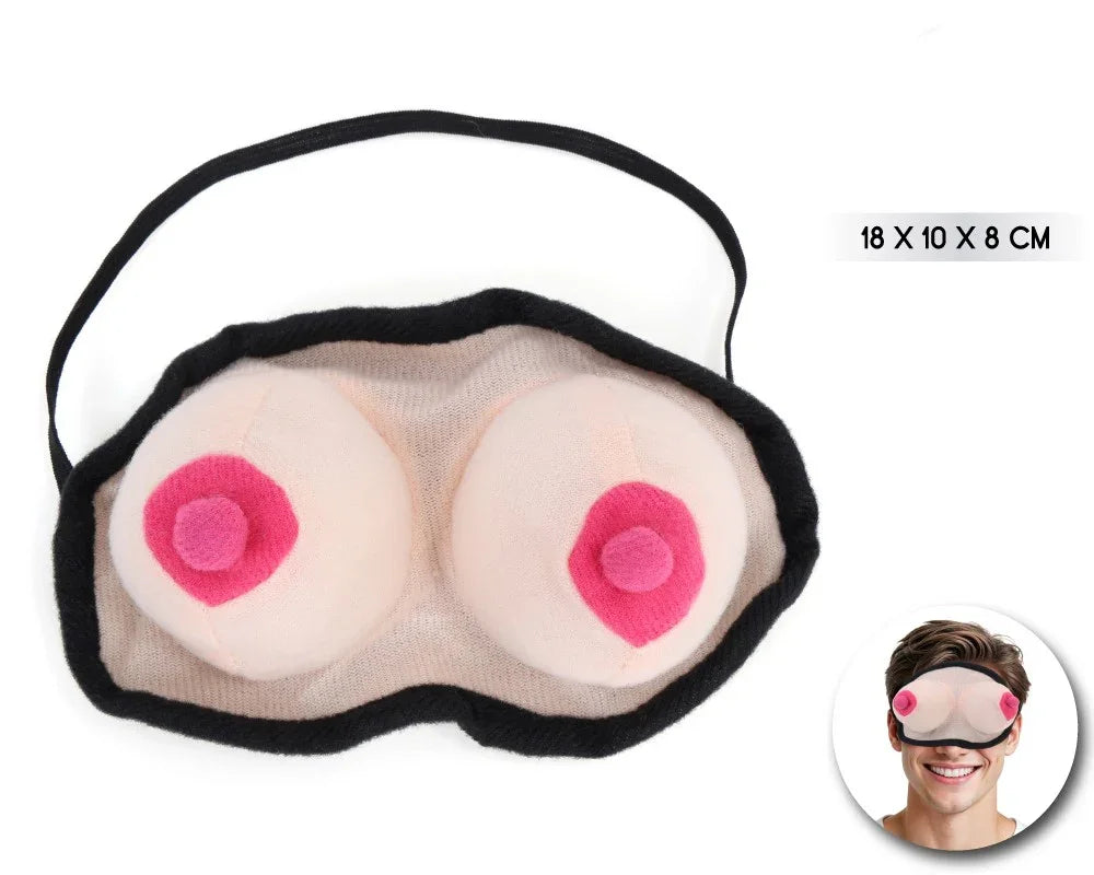 Antifaz con Pechos para Despedidas Complementos para Despedidas Partilandia