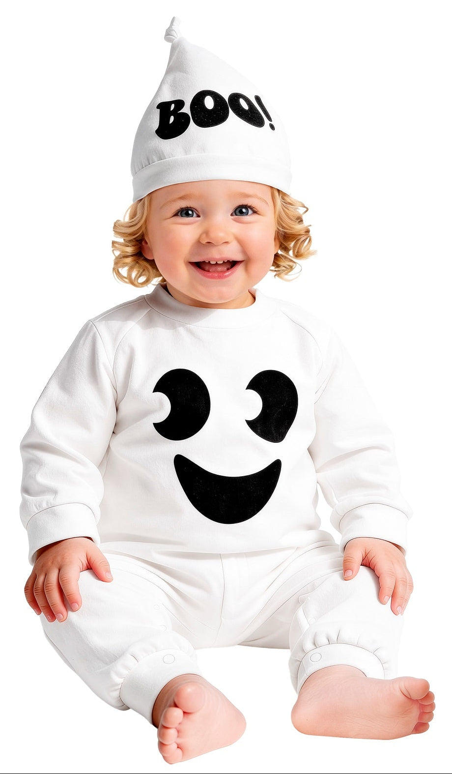 Fato Fantasma Sorridente para Bebé