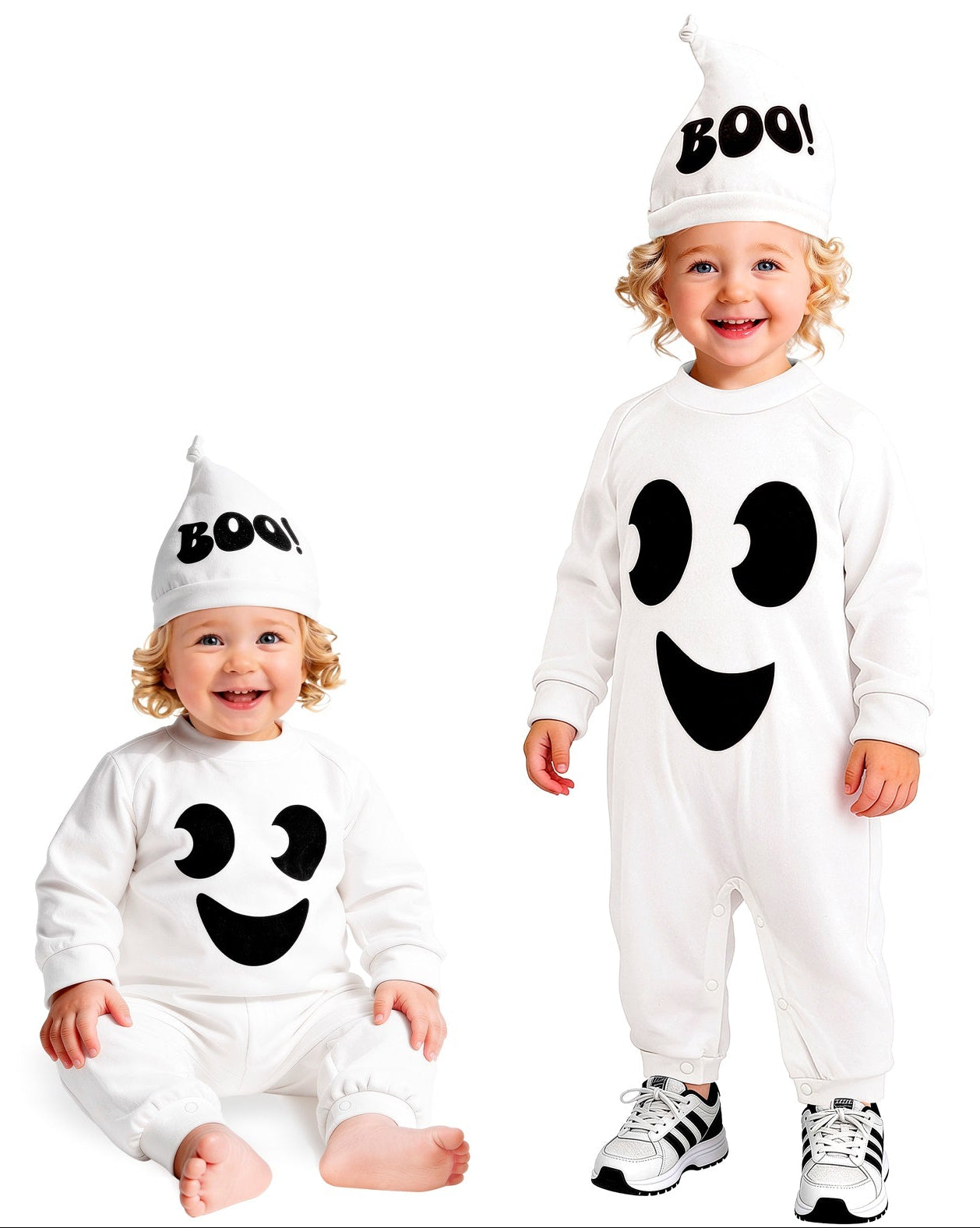 Fato Fantasma Sorridente para Bebé