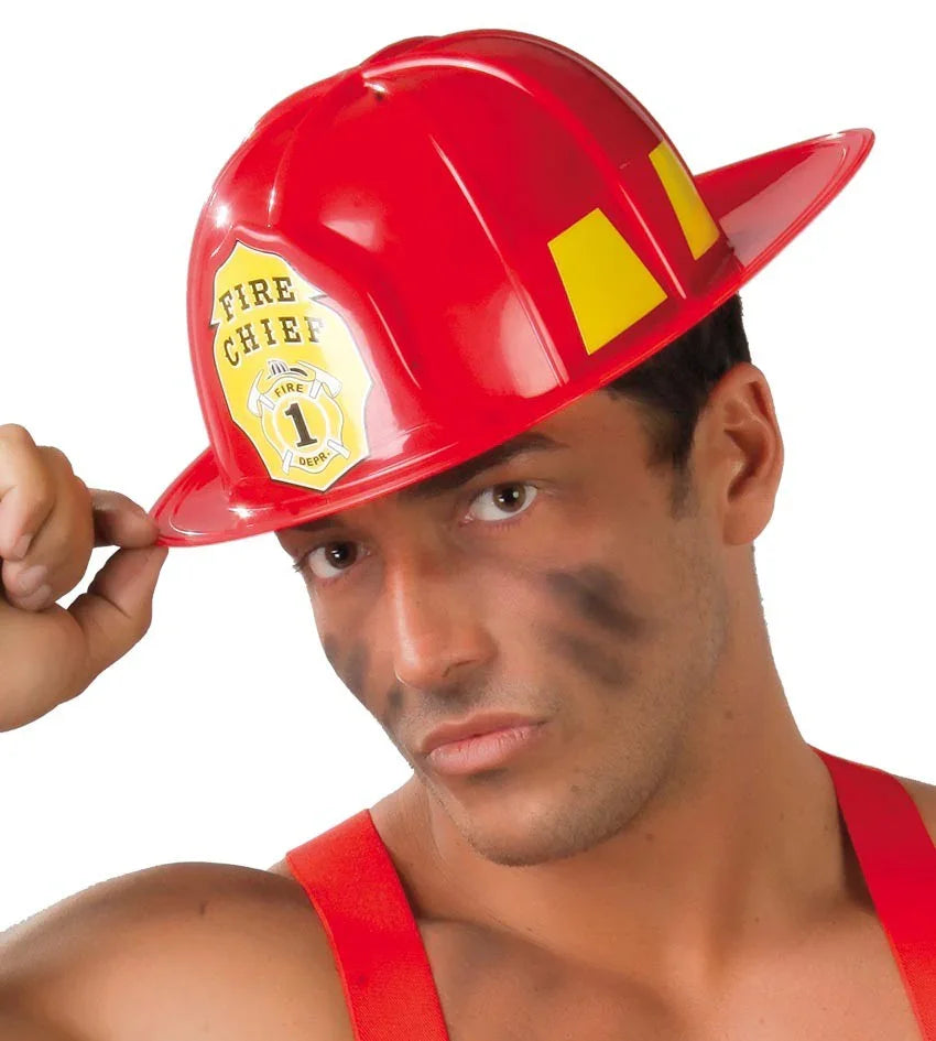 Casco de Bombero Rojo Cascos Guirca