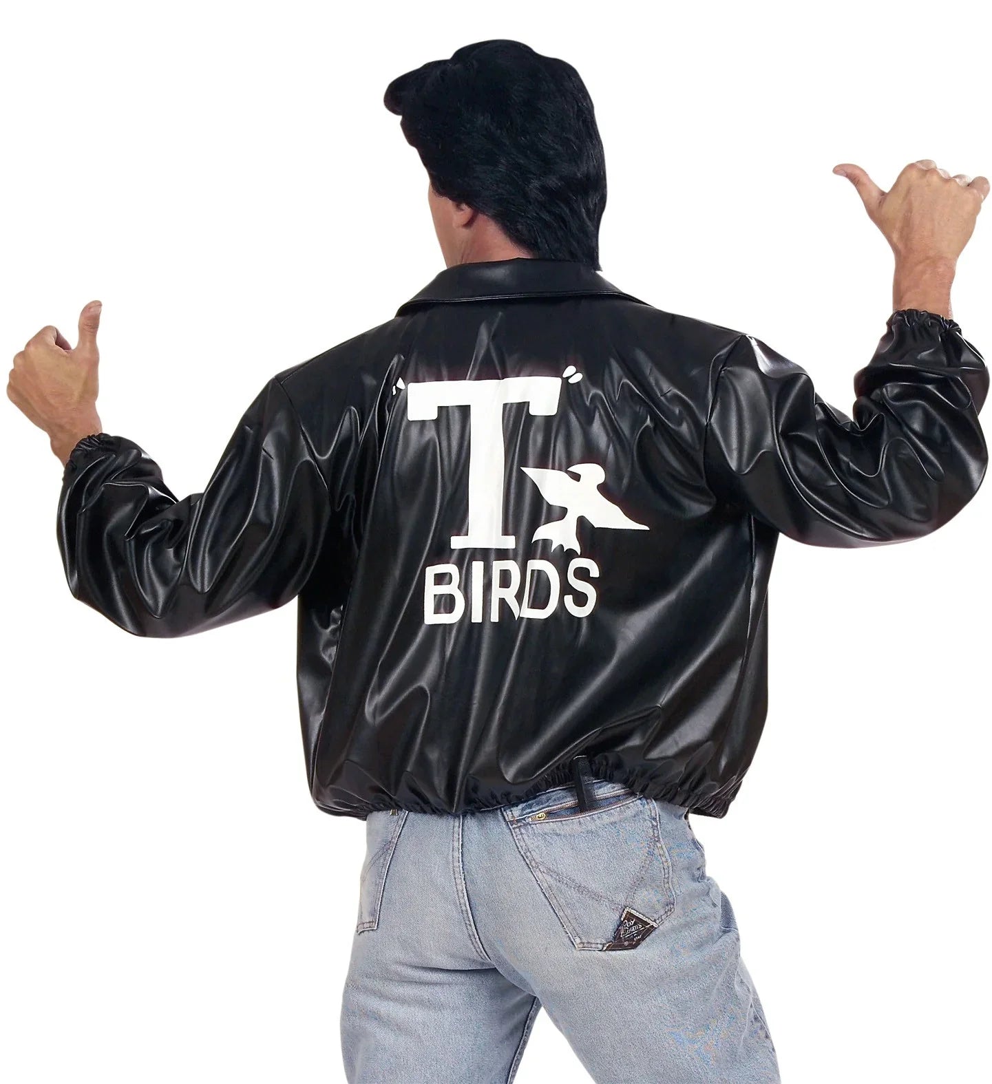 Chaqueta Grease de Polipiel para Hombre Grease y Años 40 - 50 Widmann