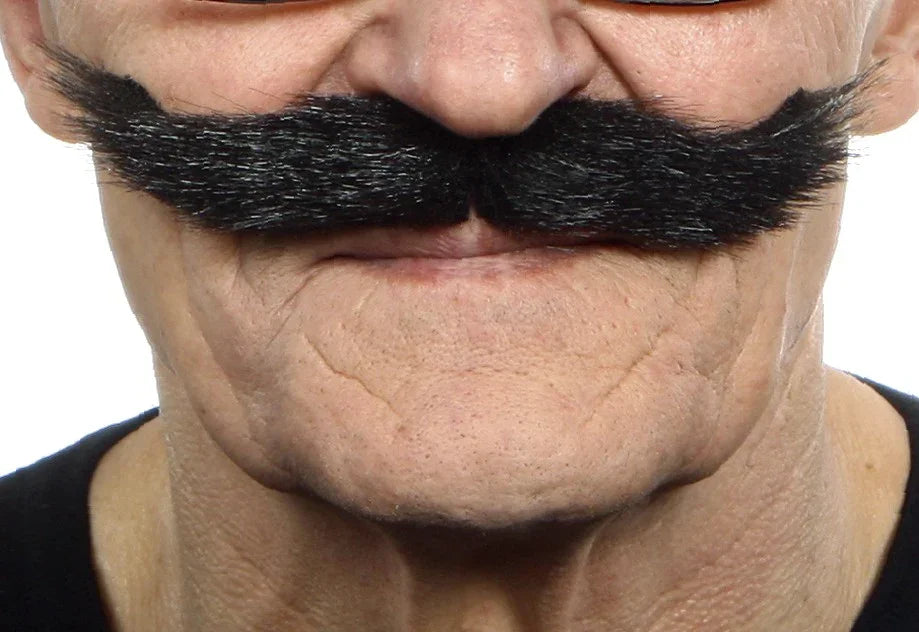 Bigote Negro Premium Barbas y Bigotes Viving