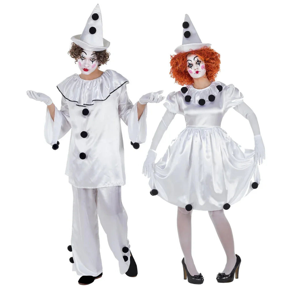Disfraces en Pareja de Payaso Pierrot Payaso Disfraces Simon