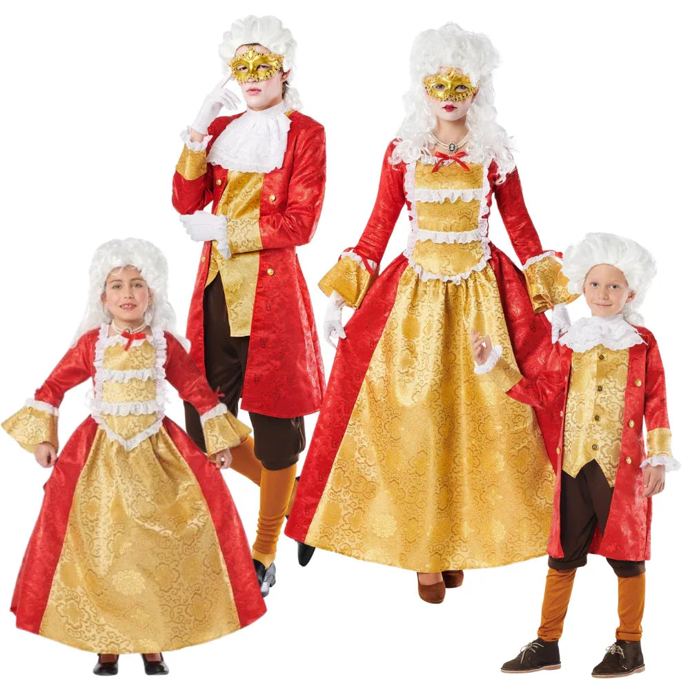 Disfraces para Grupo de Rey Luis XVI y María Antonieta Veneciano y Época Disfraces Simon