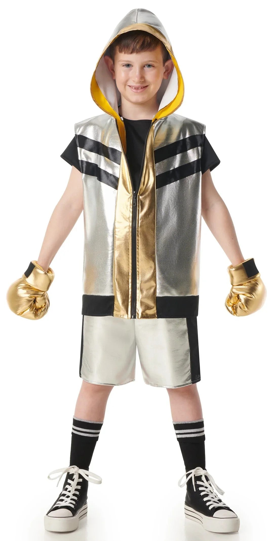 Disfraces para Grupo de Boxeadores Plateados