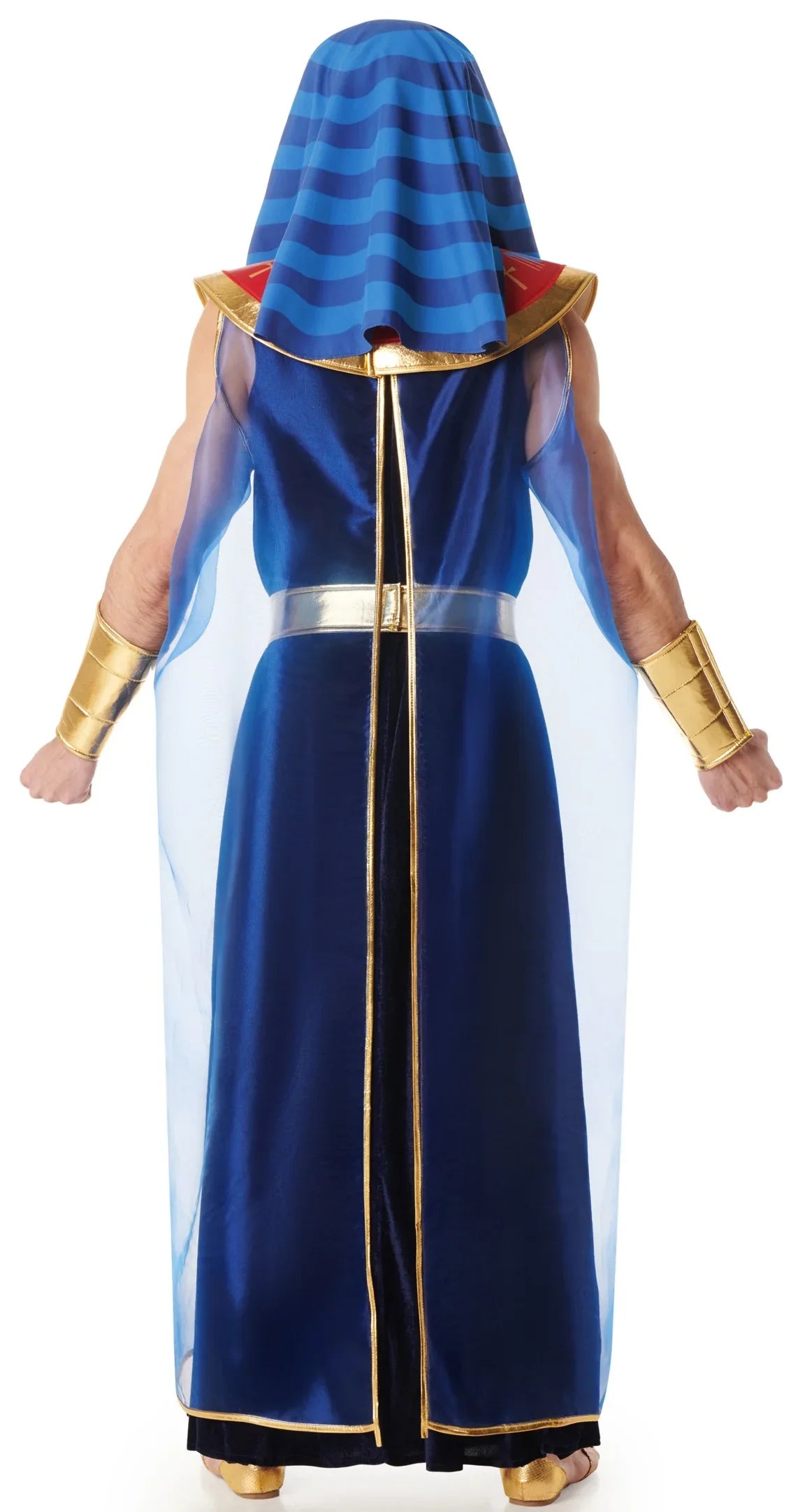 Disfraz de Faraón Egipcio Elegante Azul para Hombre Egipcios Kimokawaii