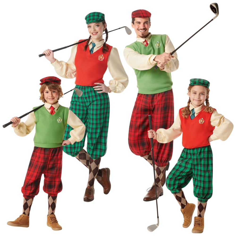 Disfraces para Grupo de Jugador de Golf Clásico