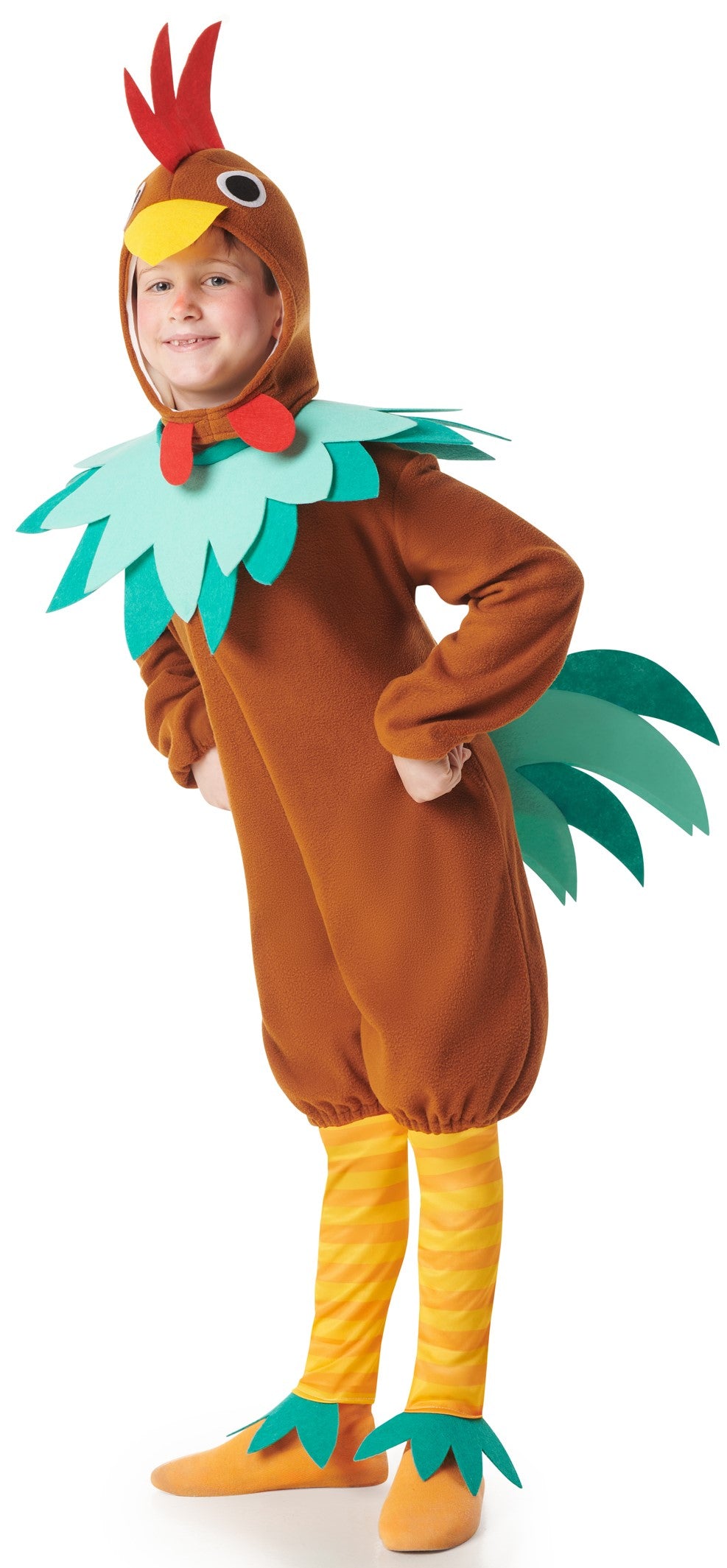 Disfraz de Gallo Marrón para Niño