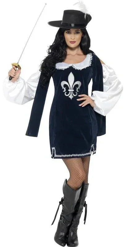 Disfraces en Pareja de Mosquetero con Sombrero Mosqueteros Disfraces Simon