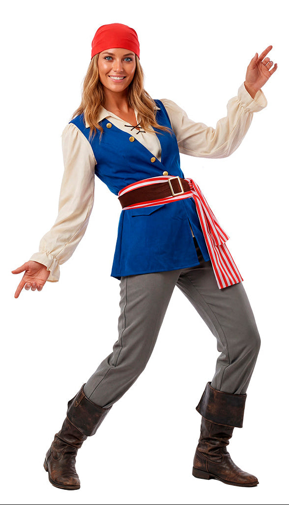 Fato Pirata Jackeline para Mulher