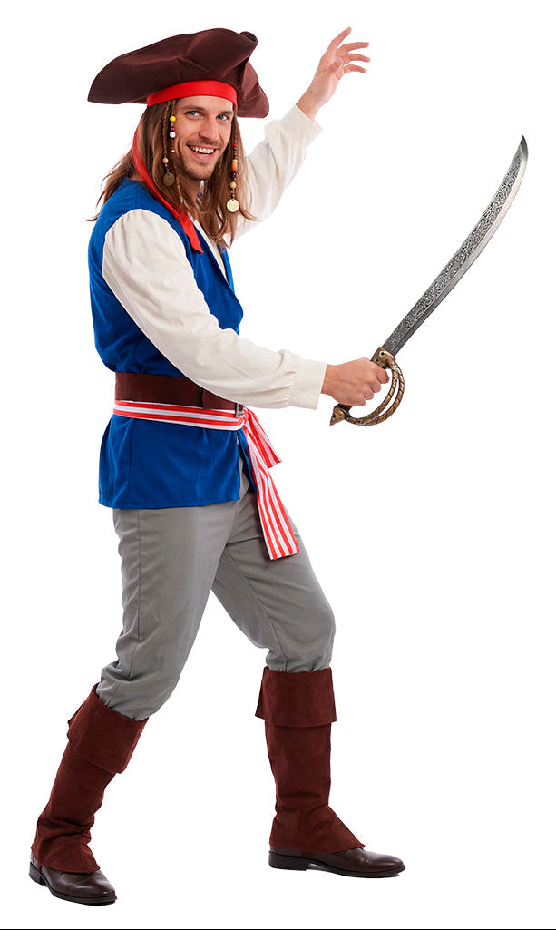 Fato Pirata Jack para Homem