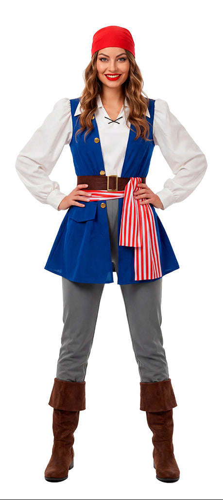 Fato Pirata Jackeline para Mulher