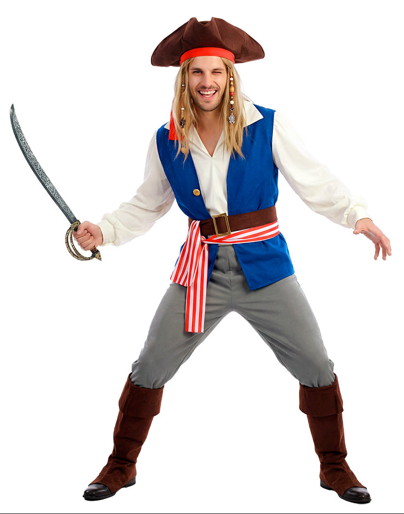 Fato Pirata Jack para Homem