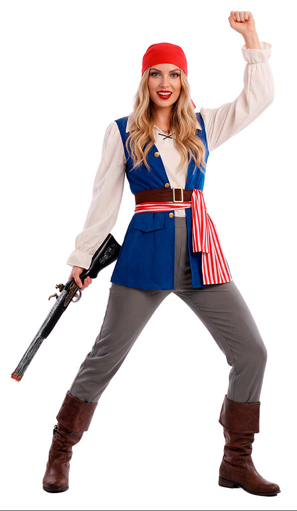 Fato Pirata Jackeline para Mulher