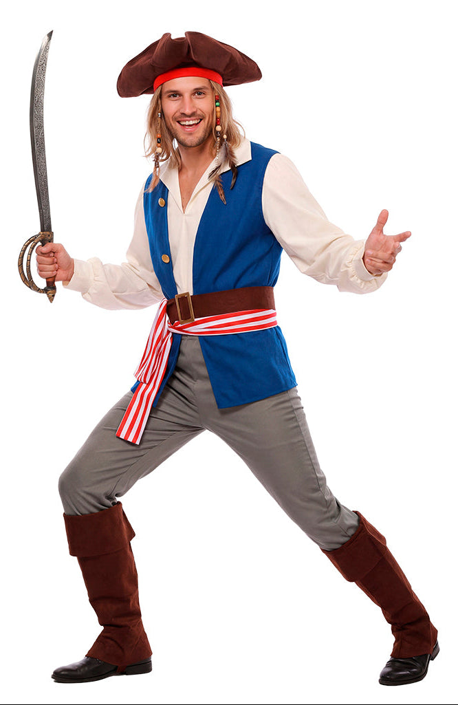 Fato Pirata Jack para Homem