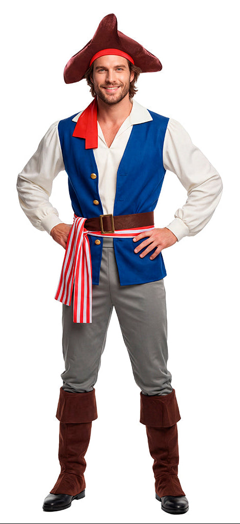 Fato Pirata Jack para Homem