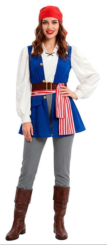 Fato Pirata Jackeline para Mulher