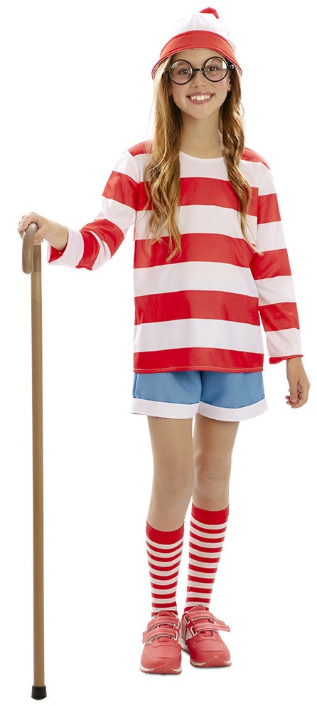 Disfraz de Viajera Wally para Niña