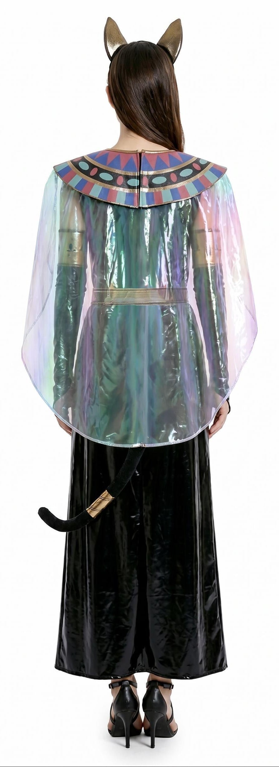 Fato Faraó Nefertiti Elegante para Mulher