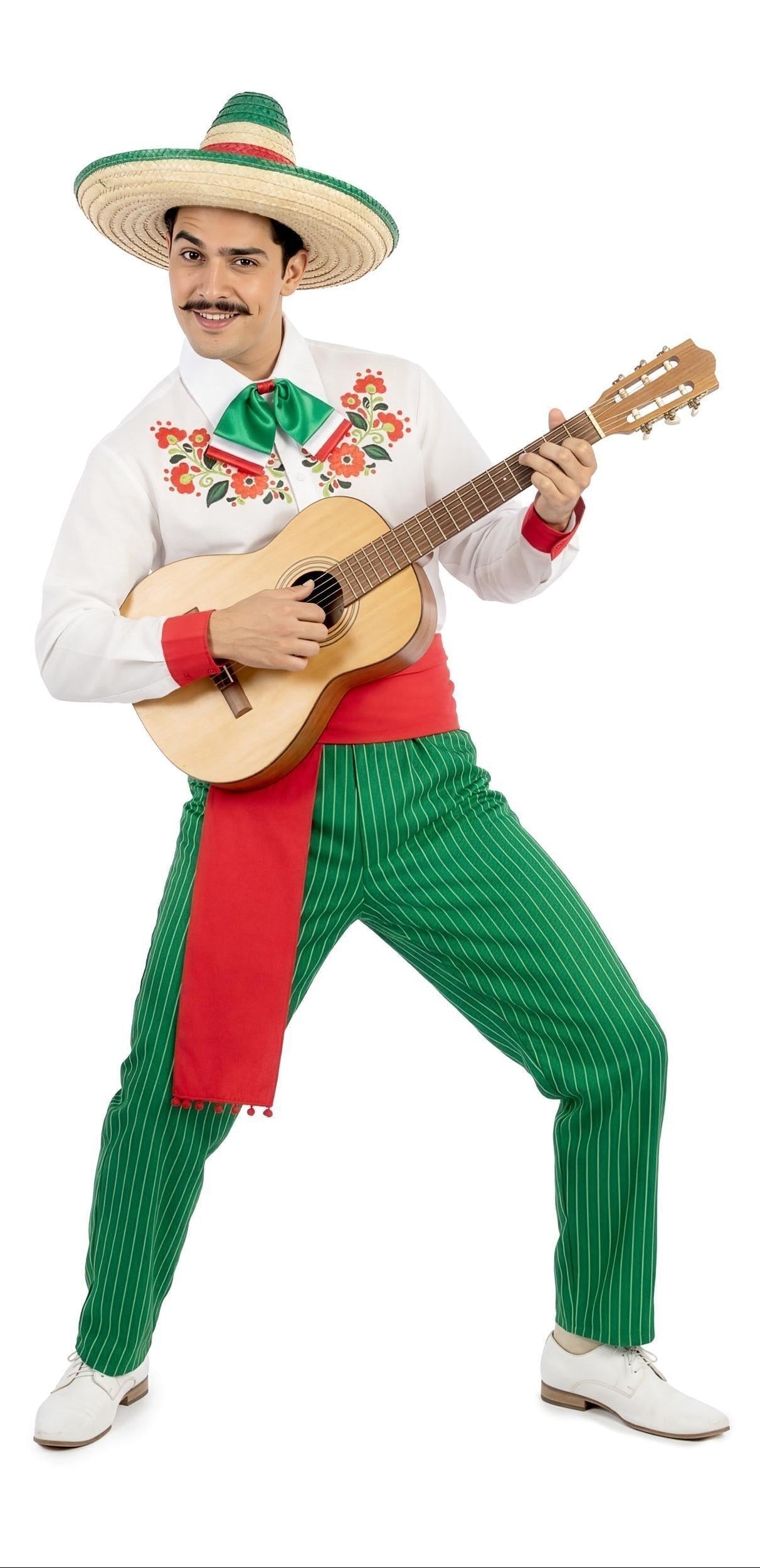 Disfraces en Pareja de Mexicano y Mexicana en Color Verde